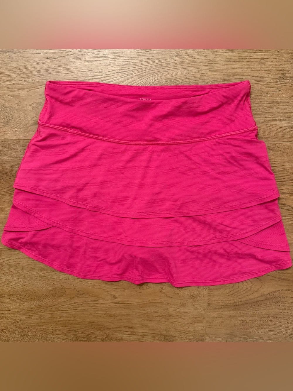 NWOT Athleta Girl Hot Pink Swing Athletic Skort With Built-In-Shorts Sz. XL/14